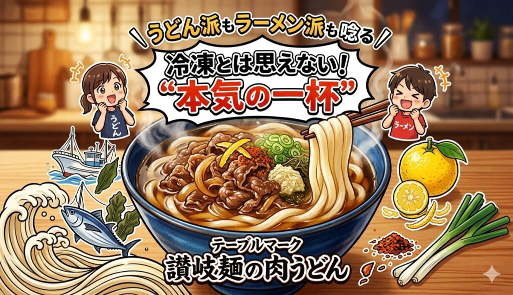 うどん派もラーメン派も唸る