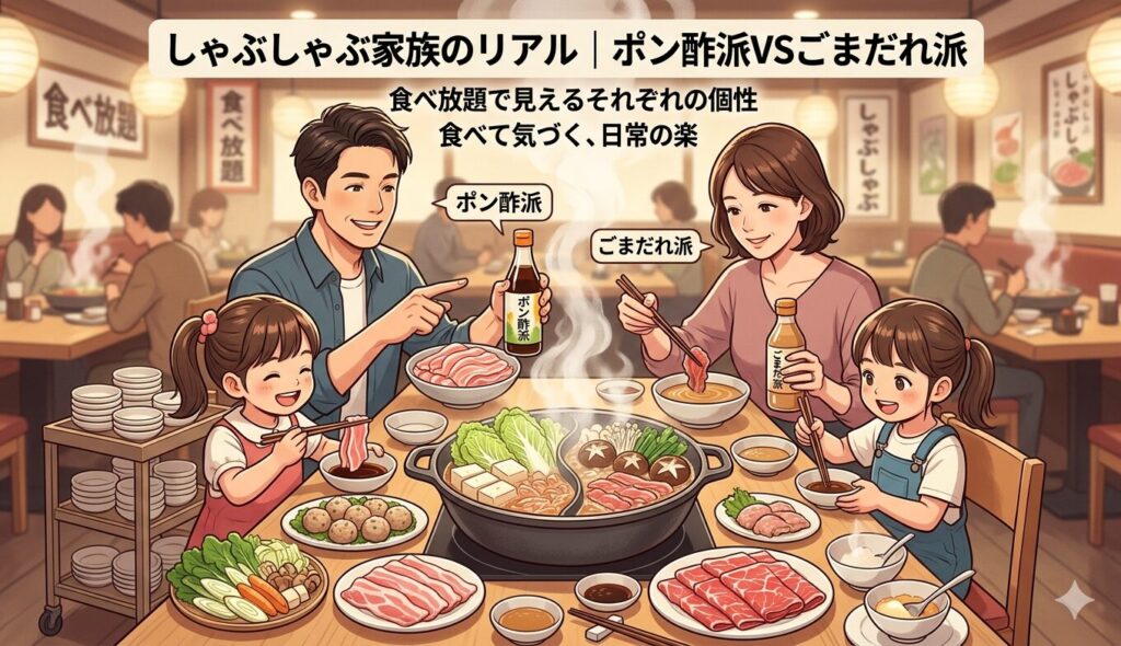 しゃぶしゃぶ家族のリアル