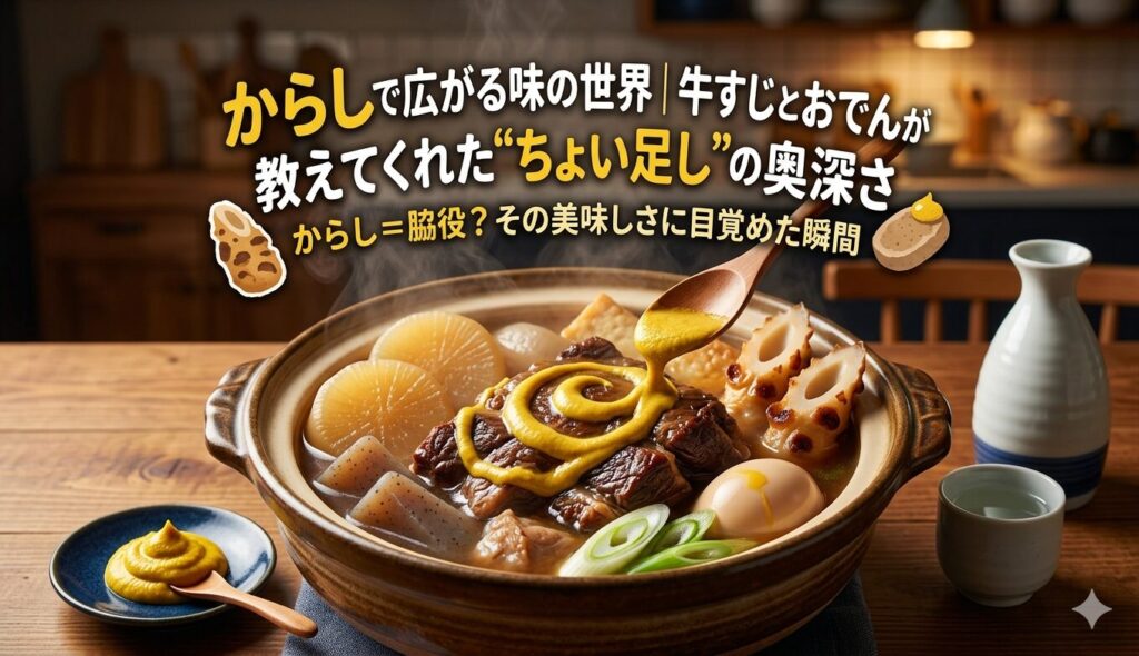 からしで広がる味の世界